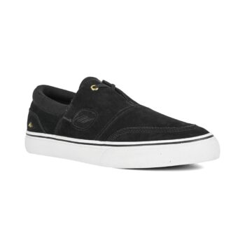 Emerica Servold Skate Shoes - Black/White/Gold