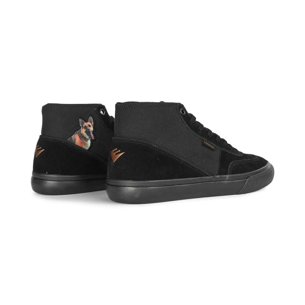 Emerica Winkowski High-Top Skate Shoes - Black/Brown