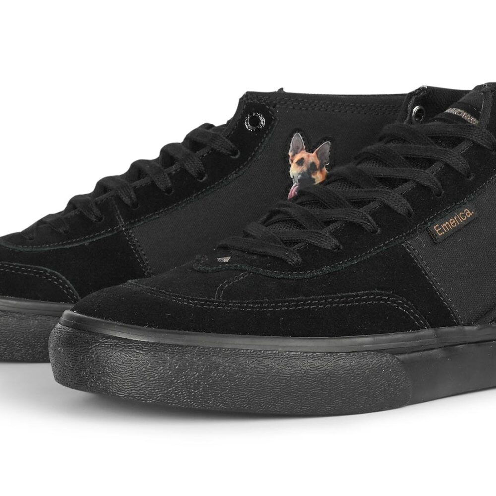Emerica Winkowski High-Top Skate Shoes - Black/Brown