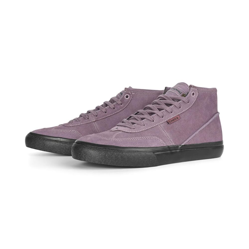 Emerica Winkowski High-Top Skate Shoes - Purple