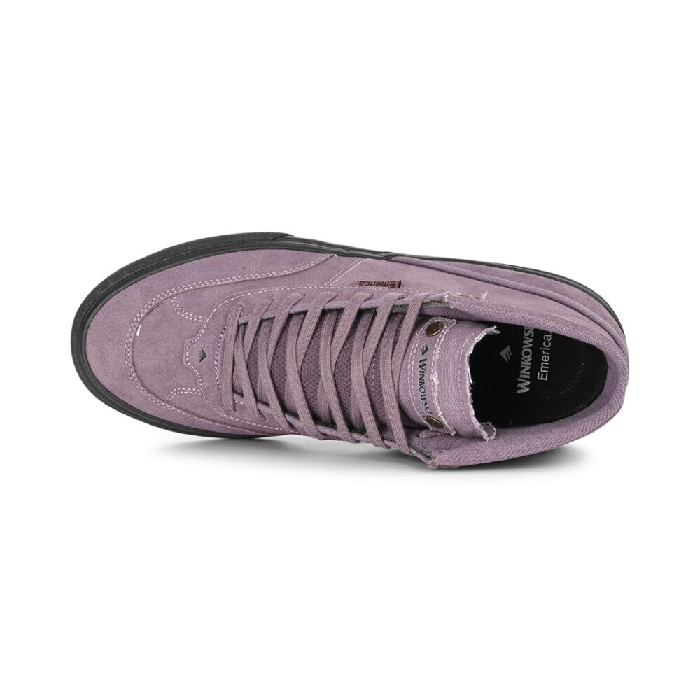 Emerica Winkowski High-Top Skate Shoes - Purple