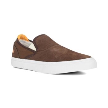 Emerica Wino G6 Slip-On Skate Shoes - Brown/Tan