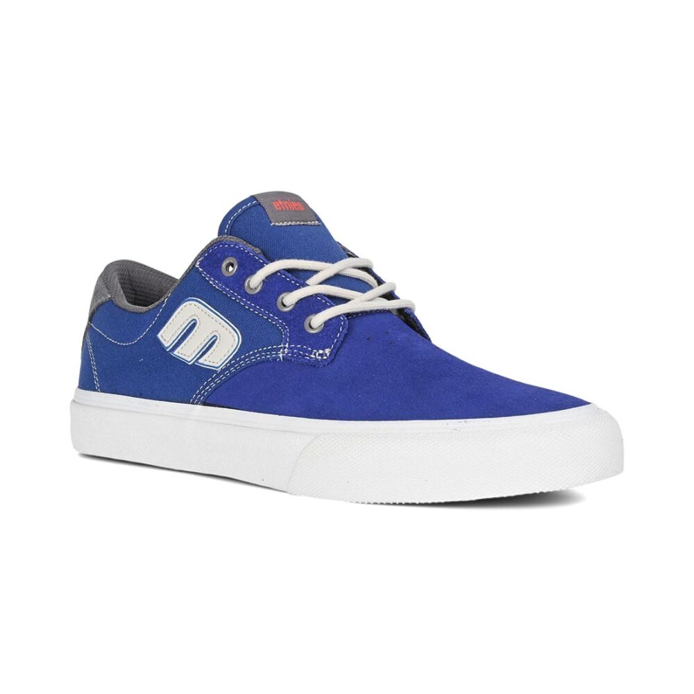 Etnies Barge Plus Skate Shoes - Navy/Dark Grey/Blue