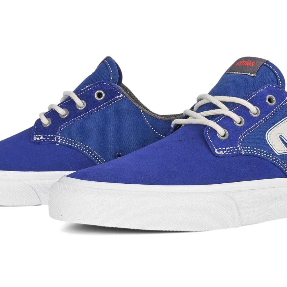 Etnies Barge Plus Skate Shoes - Navy/Dark Grey/Blue