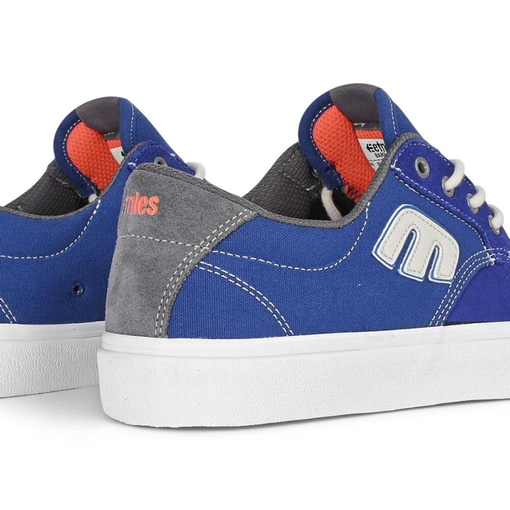 Etnies Barge Plus Skate Shoes - Navy/Dark Grey/Blue