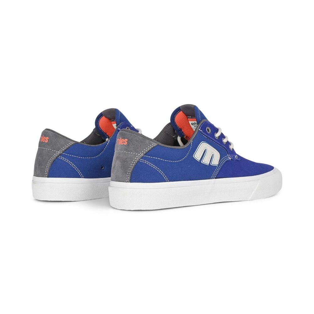 Etnies Barge Plus Skate Shoes - Navy/Dark Grey/Blue