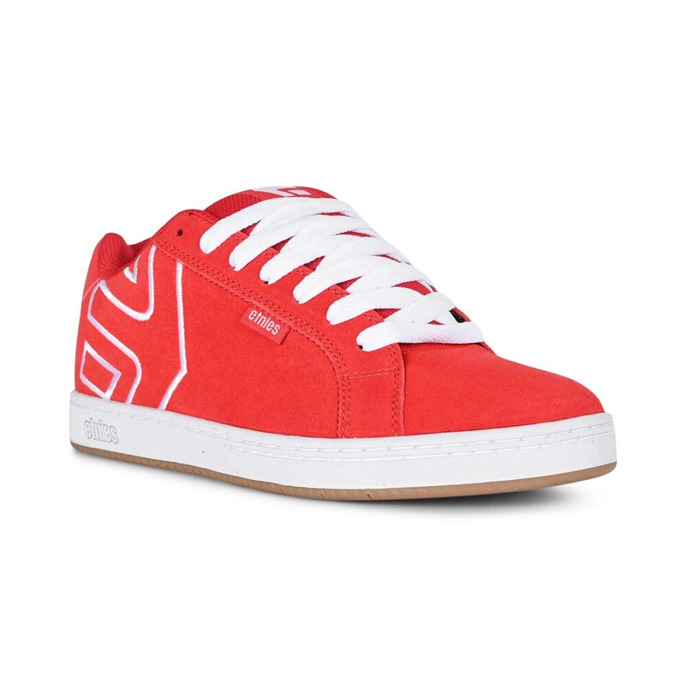 Etnies Fader Skate Shoes - Red/White/Gum