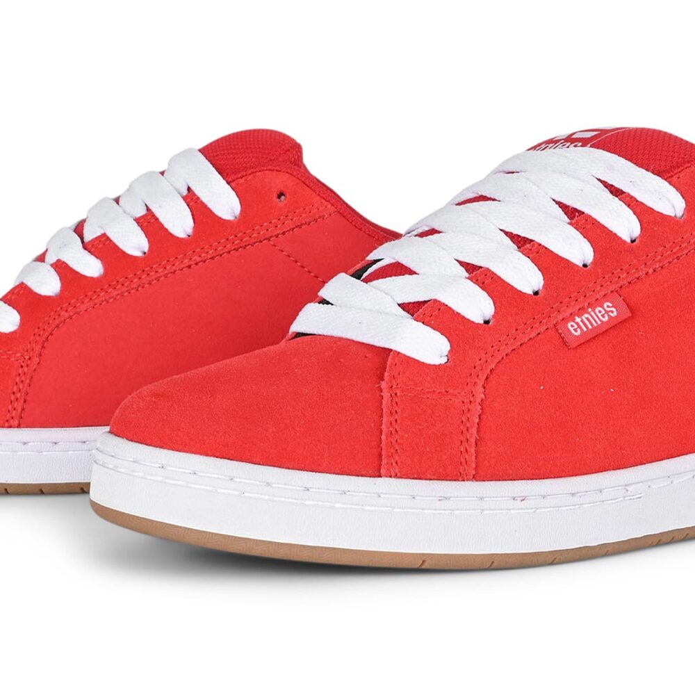 Etnies Fader Skate Shoes - Red/White/Gum