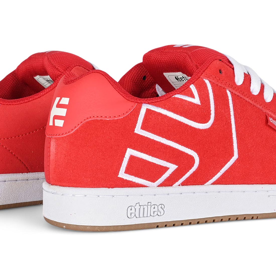 Etnies Fader Skate Shoes - Red/White/Gum - Supereight