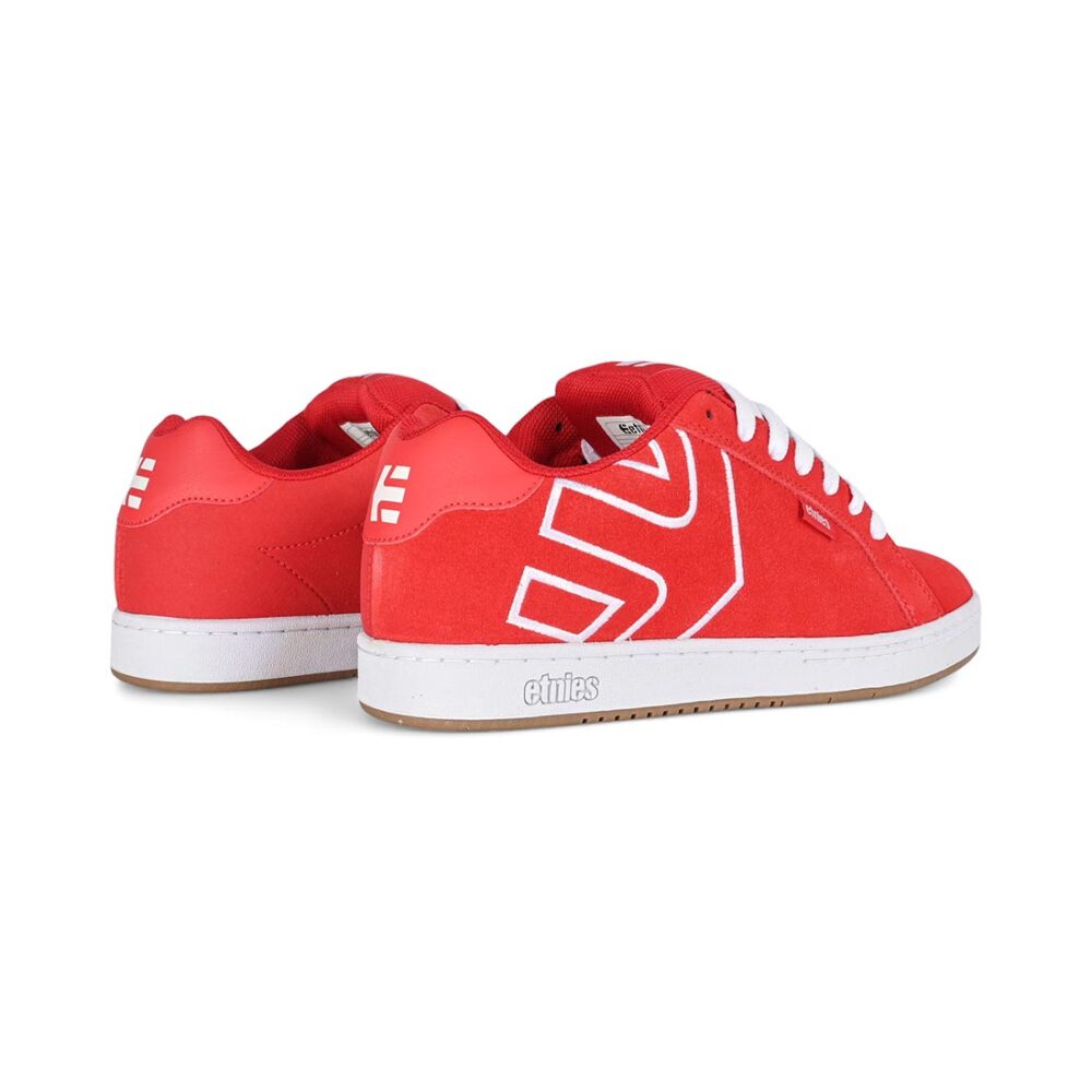 Etnies Fader Skate Shoes - Red/White/Gum