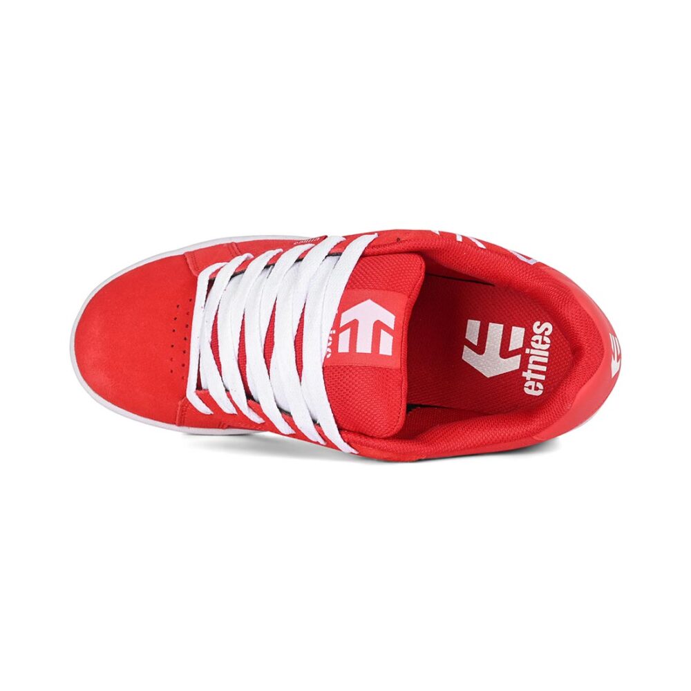 Etnies Fader Skate Shoes - Red/White/Gum