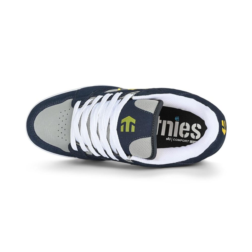 Etnies Faze Skate Shoes - Navy/Grey/Yellow