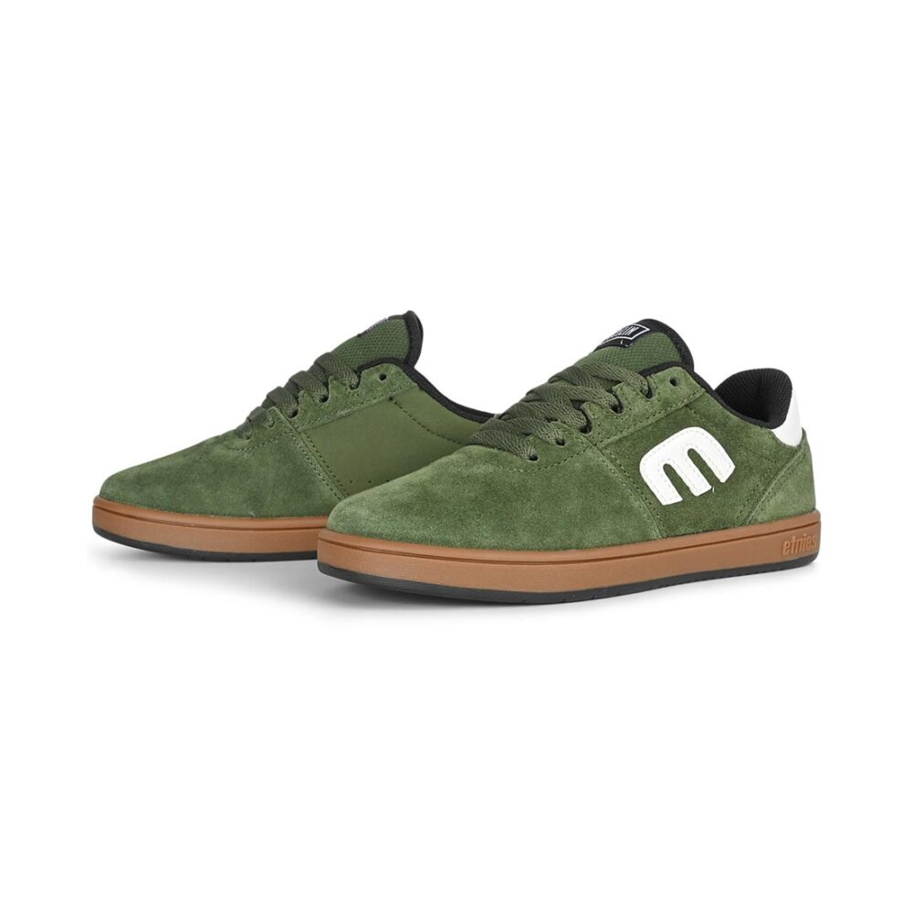 Etnies JOSL1N (Youth) Skate Shoes - Green/White/Gum