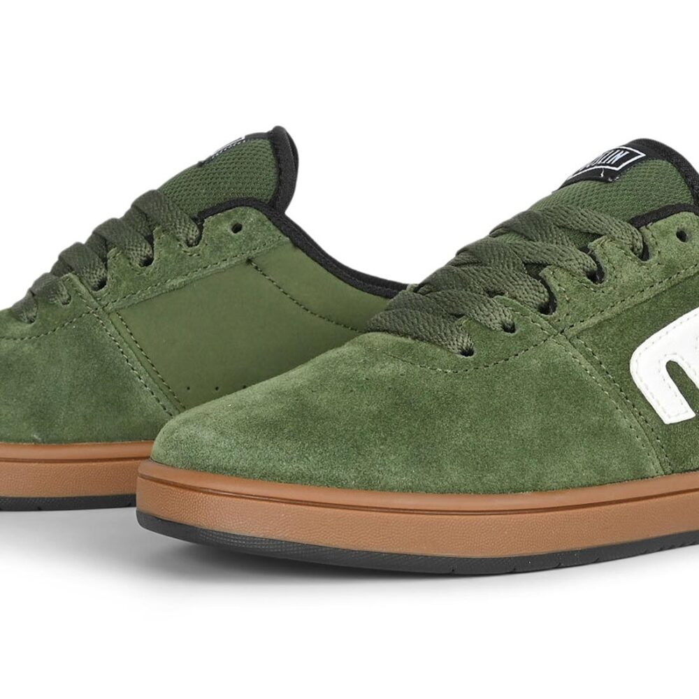 Etnies JOSL1N (Youth) Skate Shoes - Green/White/Gum
