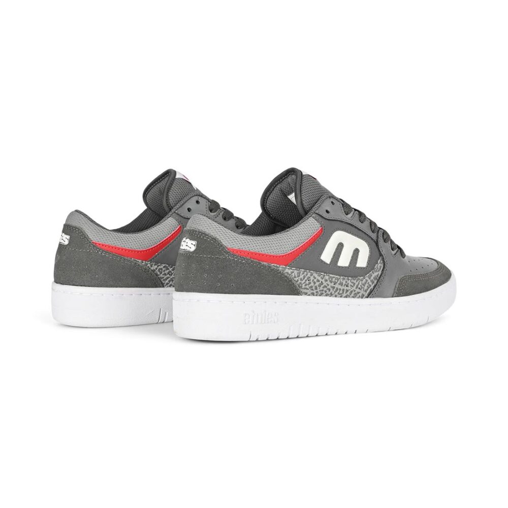 Etnies Loot Skate Shoes - Grey/Light Grey/Red