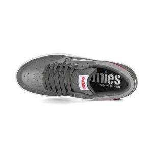 Etnies Loot Skate Shoes - Grey/Light Grey/Red