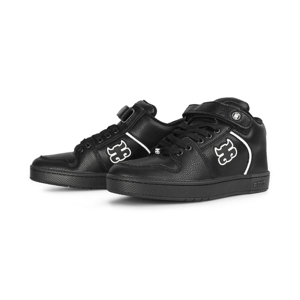 IPATH Grasshopper High-Top Skate Shoes - Black Leather