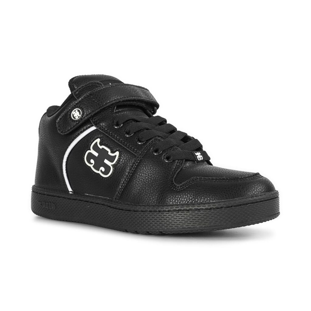 IPATH Grasshopper High-Top Skate Shoes - Black Leather