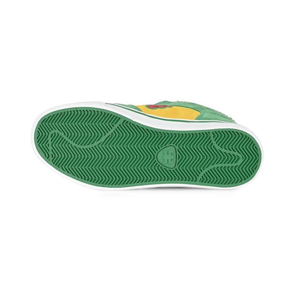 IPATH Reed Mid-Top Skate Shoes - Green/Yellow/Rasta