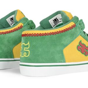 IPATH Reed Mid-Top Skate Shoes - Green/Yellow/Rasta