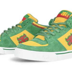 IPATH Reed Mid-Top Skate Shoes - Green/Yellow/Rasta