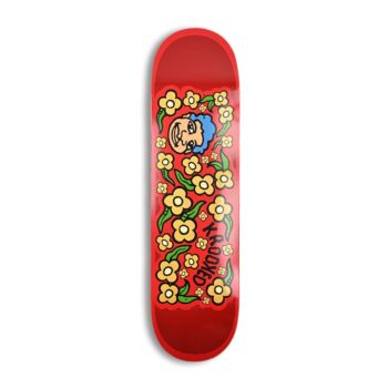 Krooked Sweatpants Redux 8.38" Skateboard Deck - Red
