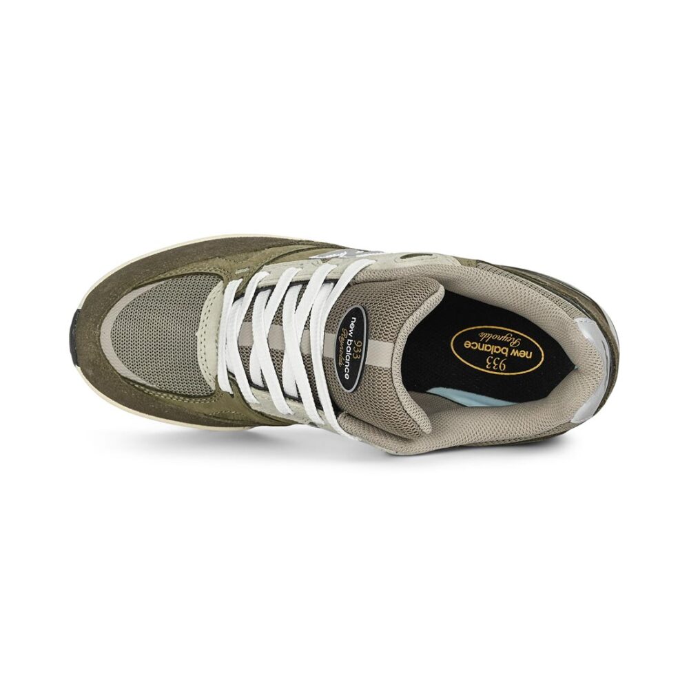 New Balance Numeric Reynolds 933 Skate Shoes - Olivine/Dark Olivine