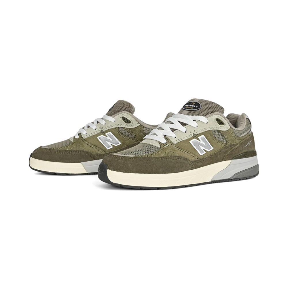 New Balance Numeric Reynolds 933 Skate Shoes - Olivine/Dark Olivine