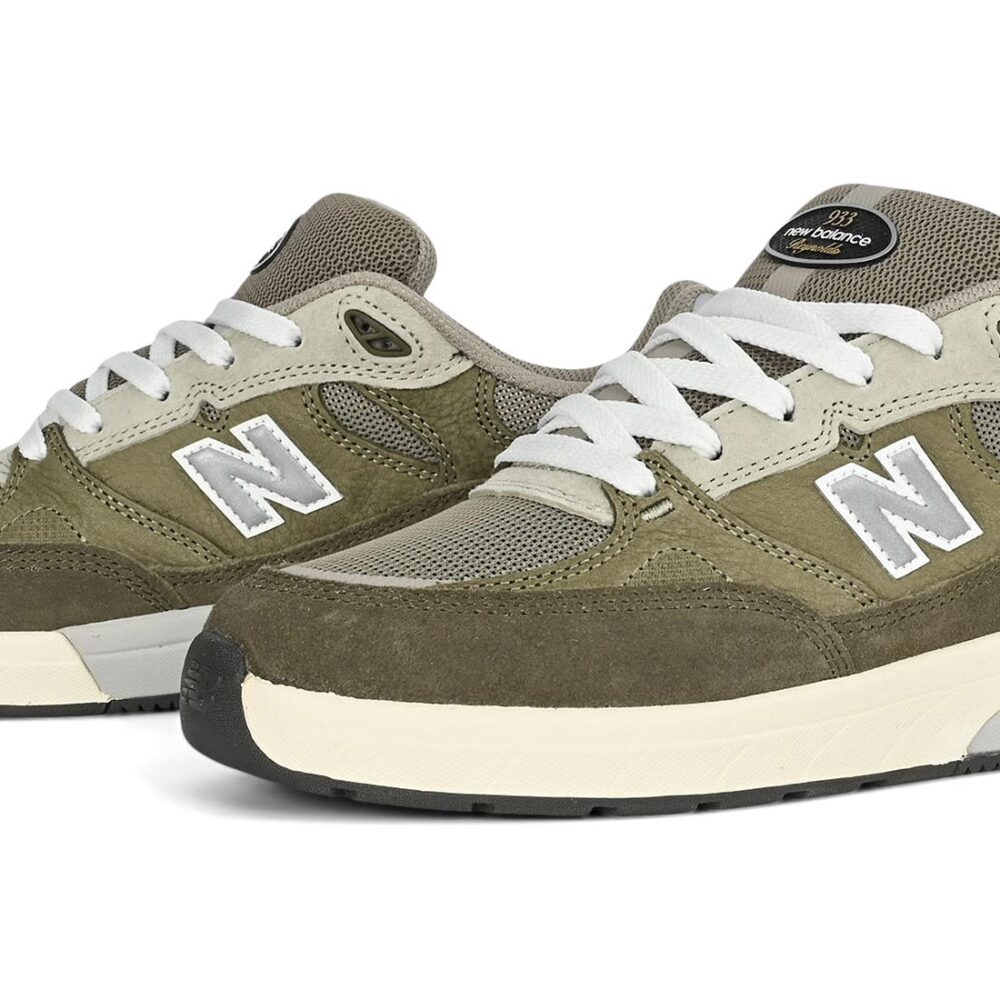 New Balance Numeric Reynolds 933 Skate Shoes - Olivine/Dark Olivine