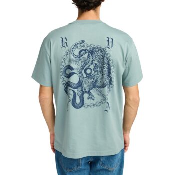 RVCA Benj Battle S/S T-Shirt - Lead