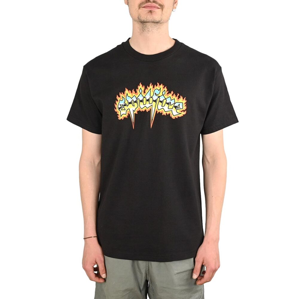 Spitfire Chrome Venom S/S T-Shirt - Black