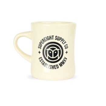 Supereight Supply Co Owl Mug - Vintage White