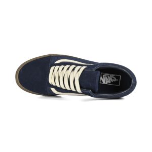 Vans Classic Heavy Canvas Old Skool Skate Shoes - Navy/Gum