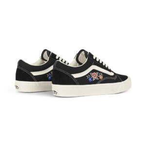 Vans Classic Old Skool Skate Shoes - Black Floral