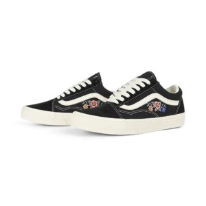 Vans Classic Old Skool Skate Shoes - Black Floral