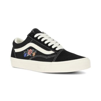 Vans Classic Old Skool Skate Shoes - Black Floral