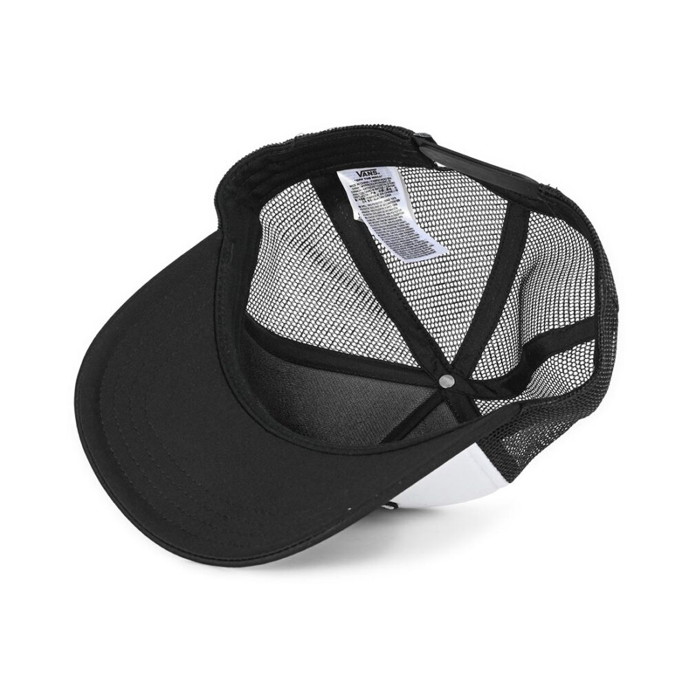 Vans Classic Patch Curved Brim Trucker Hat - Black/White
