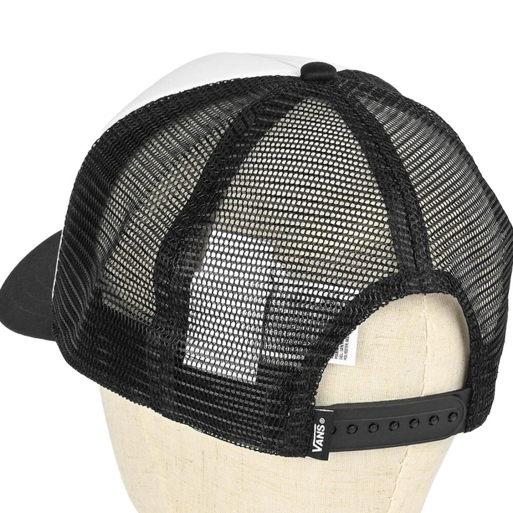 Vans Classic Patch Curved Brim Trucker Hat - Black/White
