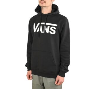 Vans Stretch Logo Pullover Hoodie - Black/White