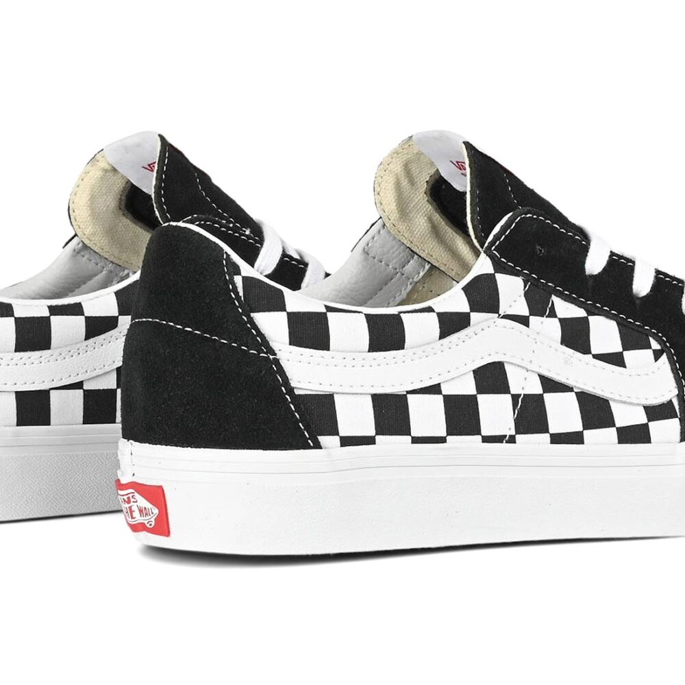 Vans Classic Sk8-Low Skate Shoes - Black Checkerboard