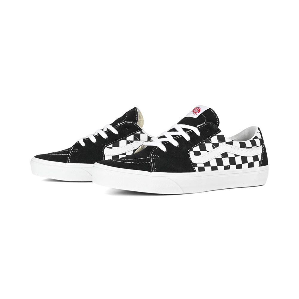 Vans Classic Sk8-Low Skate Shoes - Black Checkerboard