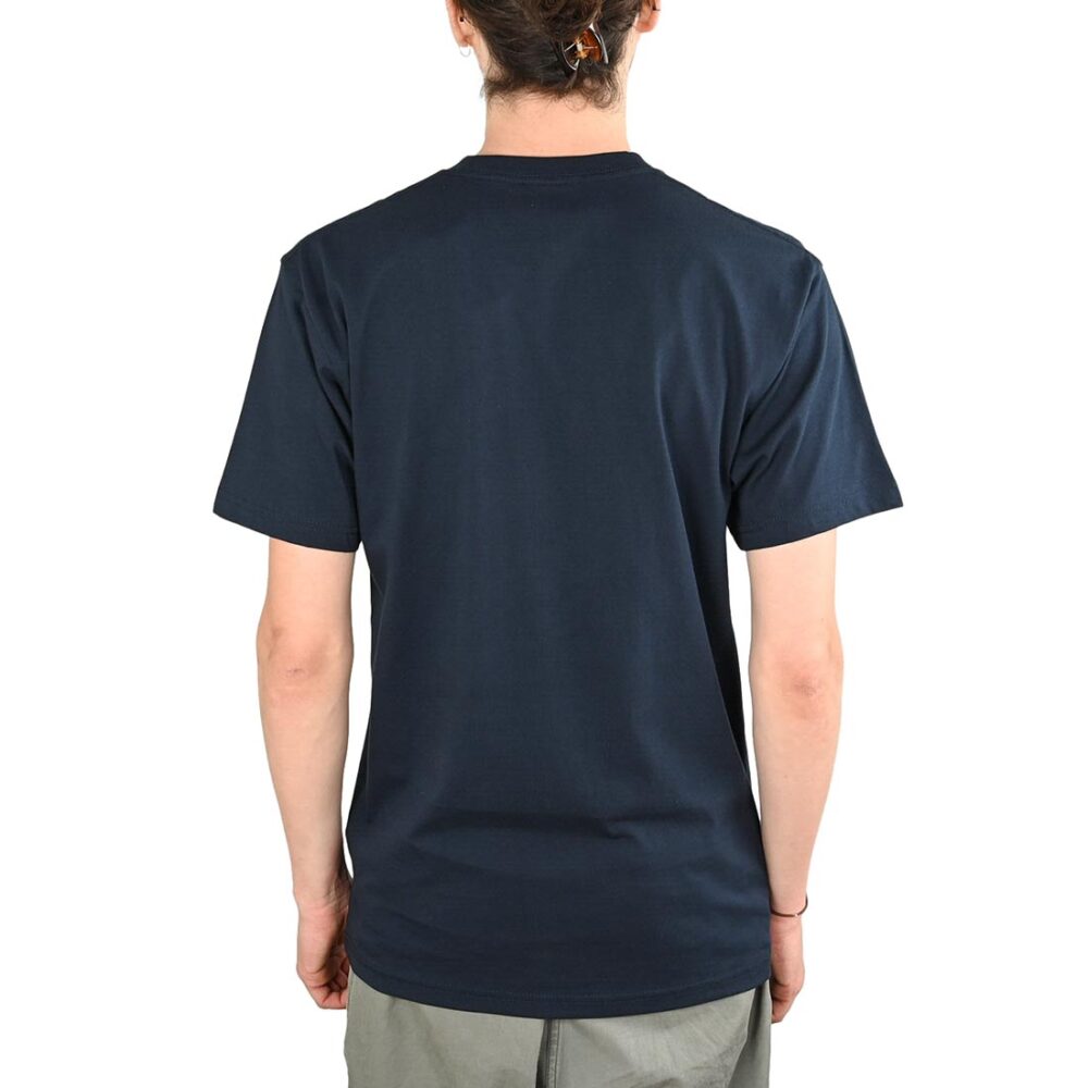 Vans Left Chest Logo S/S T-Shirt - Navy/White