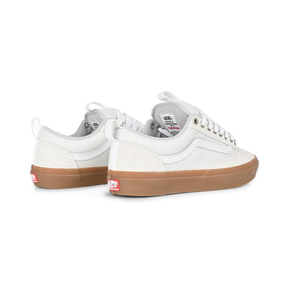 Vans Old Skool 36+ Skate Shoes - White/Gum