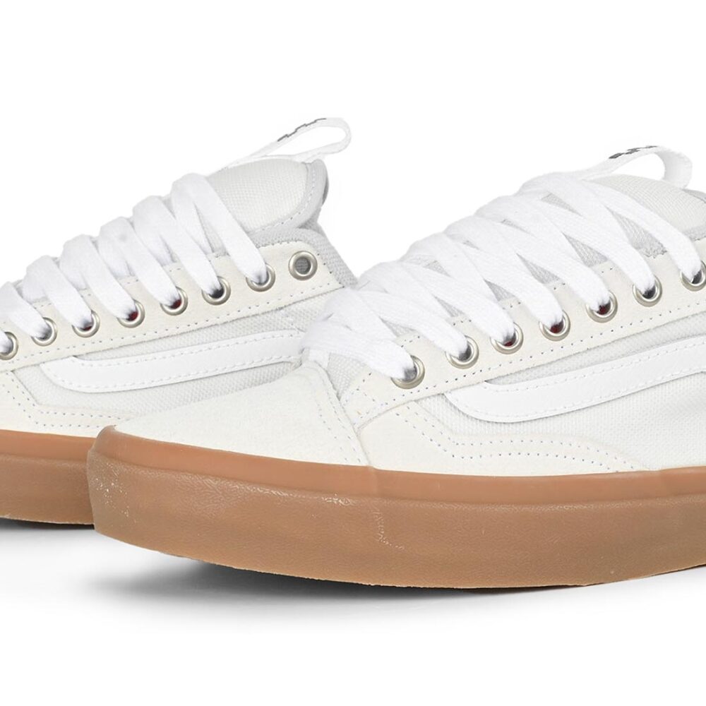 Vans Old Skool 36+ Skate Shoes - White/Gum