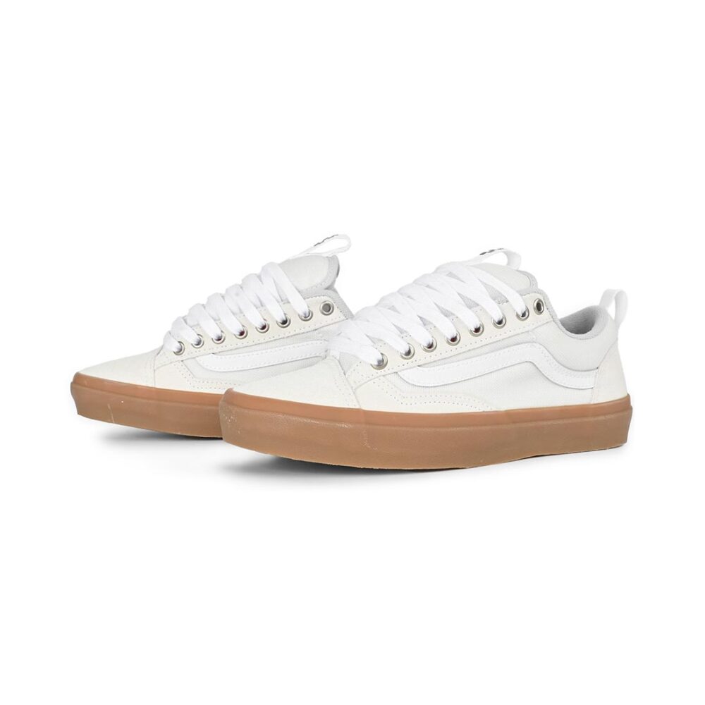 Vans Old Skool 36+ Skate Shoes - White/Gum