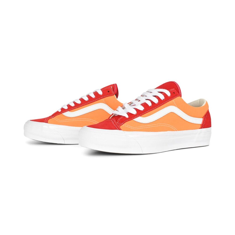 Vans Premium Old Skool 36 Skate Shoes - Racing Red/Oriole