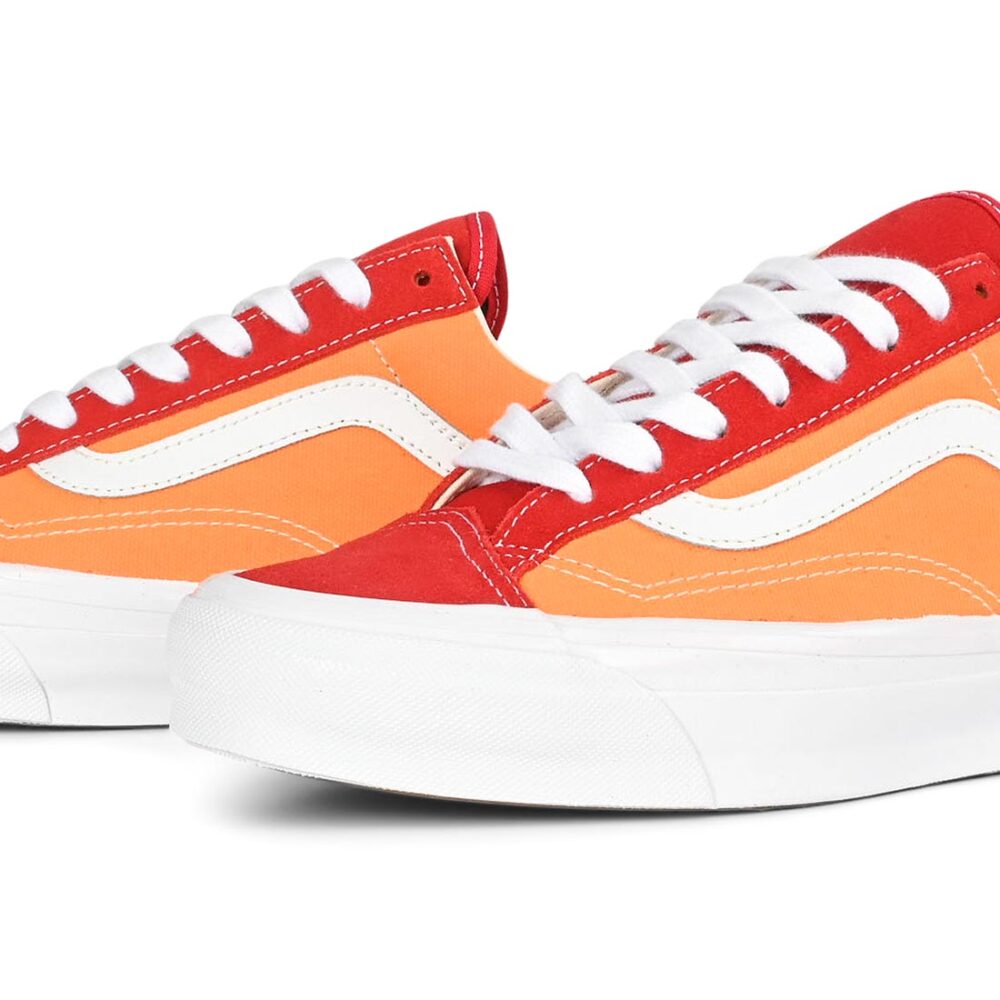 Vans Premium Old Skool 36 Skate Shoes - Racing Red/Oriole