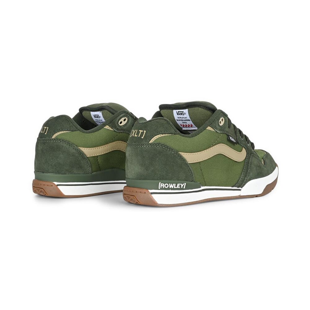Vans Rowley XLT Skate Shoes - Dark Green