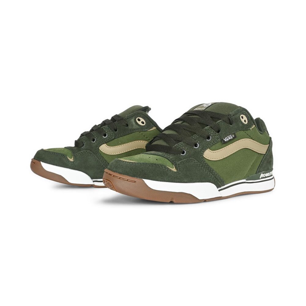 Vans Rowley XLT Skate Shoes - Dark Green