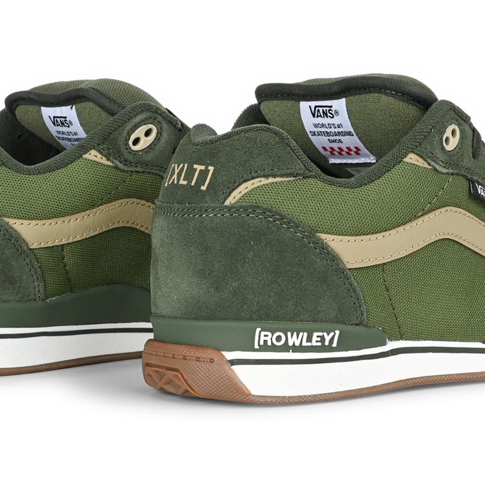 Vans Rowley XLT Skate Shoes - Dark Green